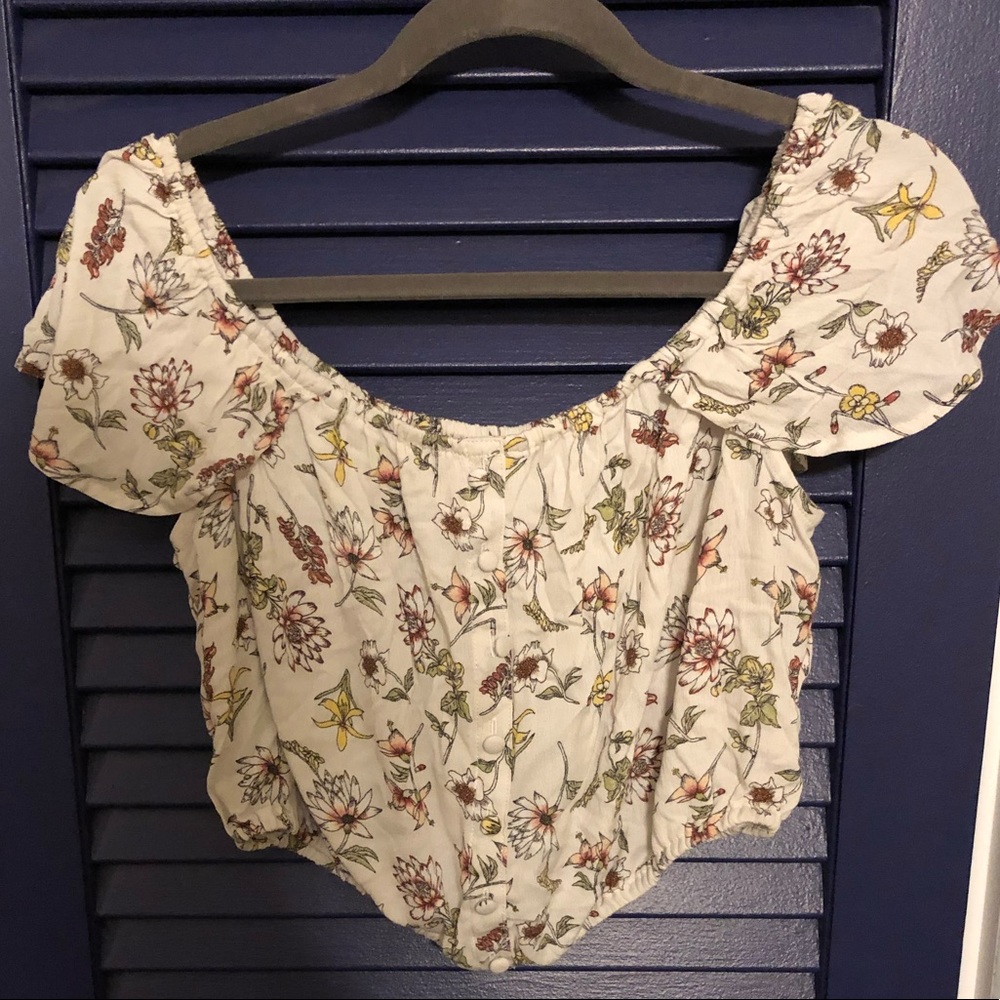 Floral Crop Top